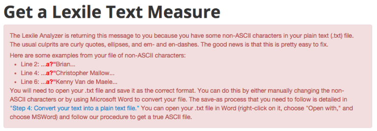 Seriously, who uses ASCII?